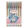 PEN RB UNIBALL SIGNO GEL INK NOBLE METAL ASSORTED WALLET8
