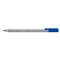 MARKER STAEDTLER 334 TRIPLUS FINELINER 03MM BLUE BX10