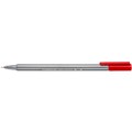 MARKER STAEDTLER 334 TRIPLUS FINELINER 03MM RED BX10