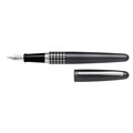PEN FP PILOT PRESTIGE MR3 FOUNTAIN METALLIC GREY BARREL MEDIUM BLACK