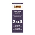 REFILL BIC 2  4 COLOUR BALLPOINT MEDIUM BLACK