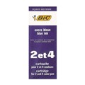 REFILL BIC 2  4 COLOUR BALLPOINT MEDIUM BLUE