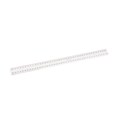 RULER 40CM PLASTIC MARBIG CLEAR