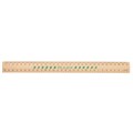 RULER 30CM WOODEN UNPOLISHED CELCO