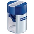 SHARPENER PENCIL STAEDTLER 2HOLE METAL WITH BARREL