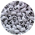 PONY BEADS EC PBA350 ALPHABET MIXED PK350