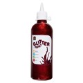 GLITTER PAINT NONTOXIC 500ML RED