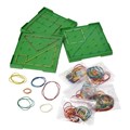 TEACHING AID LINEX GEOBOARD DOUBLE SIDED SET OF 6 GREEN