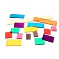 TEACHING AID LINEX LINEAR FRACTION SET IN TRANSPARENT CASE ASSORTED COLOURS