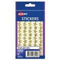 STICKERS AVERY 932350 STARS SMALL 14MM DIA GOLD PK90