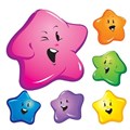 STICKERS MERIT AVERY 69602 STAR FACE METALLIC PK50