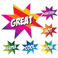 STICKERS MERIT AVERY 69606 WOW STARS METALLIC ROLL50