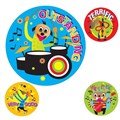STICKERS MERIT AVERY 69621 CARTOON BAND PK102