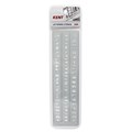 STENCIL LETTERING KENT 0019380 5MM CLEAR PK6