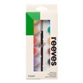 PAINT SET REEVES 0009790 ACRYLIC 5ML POT SET WITH BRUSH ASSORTED SET12