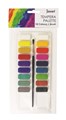 PAINT TEMPERA JASART 0431820 18PC PALLETE WITH BRUSH PK12
