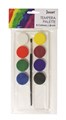 PAINT TEMPERA JASART 0431830 8PC PALLETE WITH BRUSH PK12