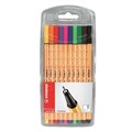MARKER FINELINER STABILOPOINT 88 ASSORTED 04MM WALLET 10