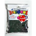 BALLOONS BLACK 30CM PK100