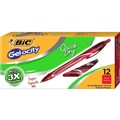 PEN RET RB GEL BIC GELOCITY 949874 FINE RED BX12
