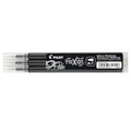 REFILL PEN BP PILOT FRIXION 07MM BLACK PK3