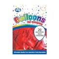 BALLOONS RED 30CM PK20