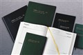 DIARY COLLINS FINYR 14M4P40 A4 DP GREEN