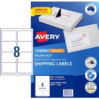 Avery White Shipping Laser Labels